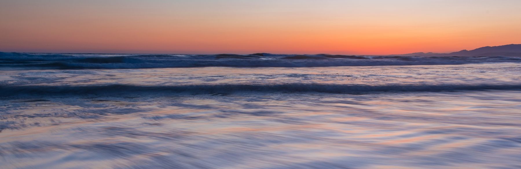 UCSB's beach at sunset